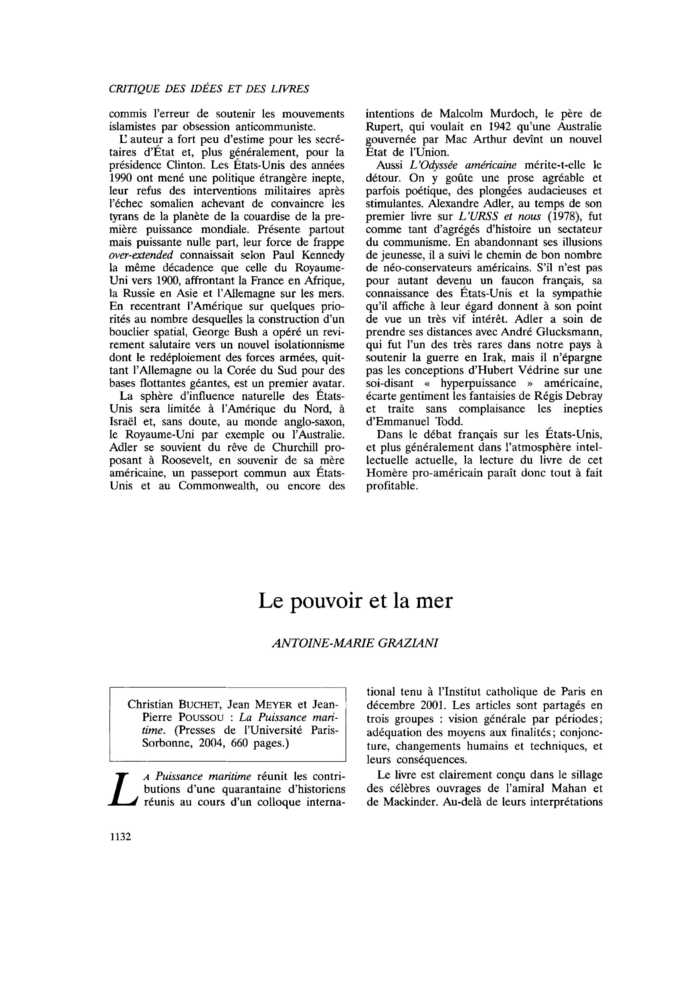 Le pouvoir et la mer
 – page 1
