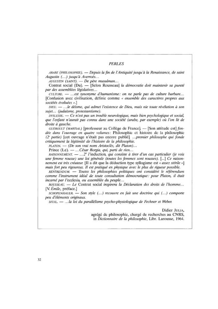 PERLES
 – page 1