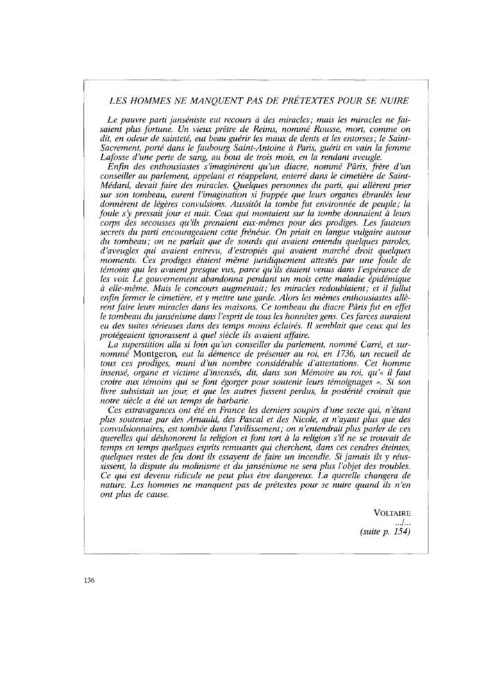 LES HOMMES NE MANQUENT PAS DE PRÉTEXTES POUR SE NUIRE
 – page 1