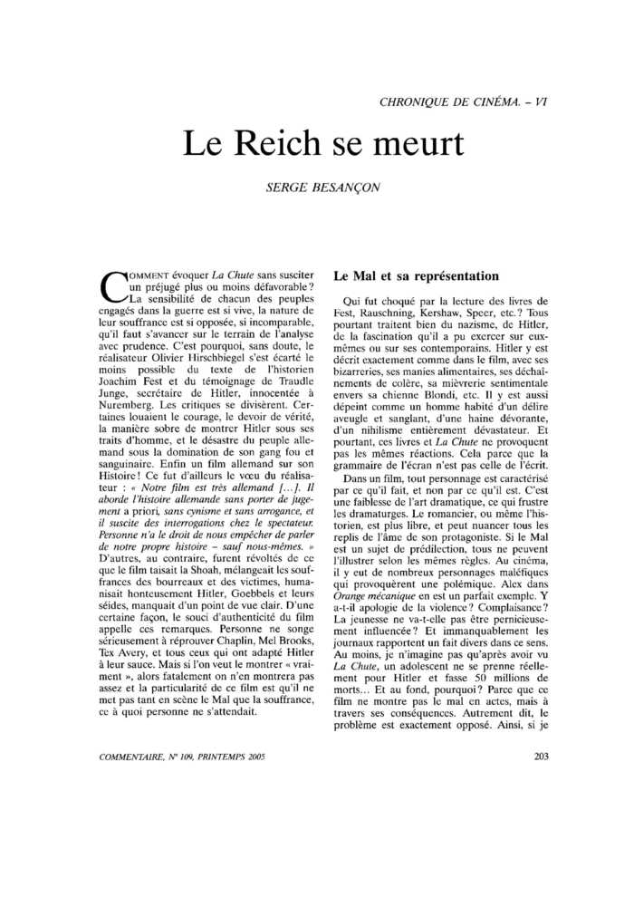 Le Reich se meurt
 – page 1