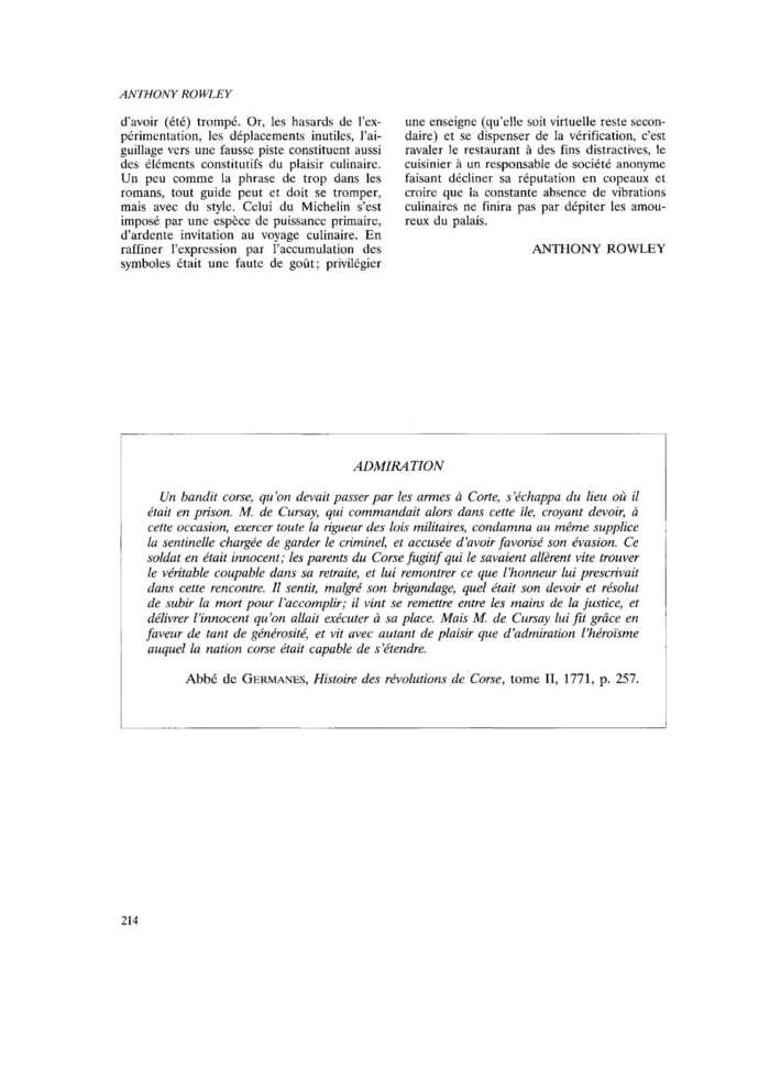 ADMIRATION
 – page 1