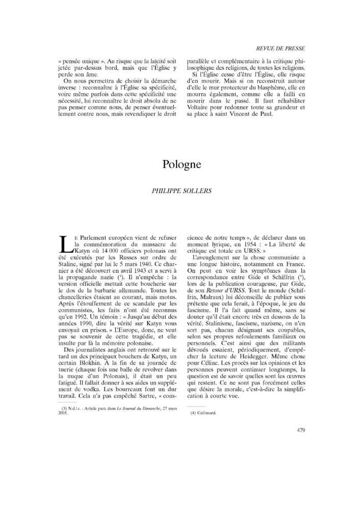 Pologne
 – page 1