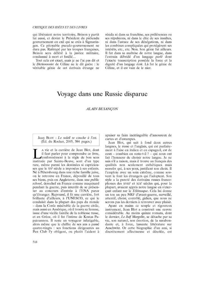 Voyage dans une Russie disparue
 – page 1