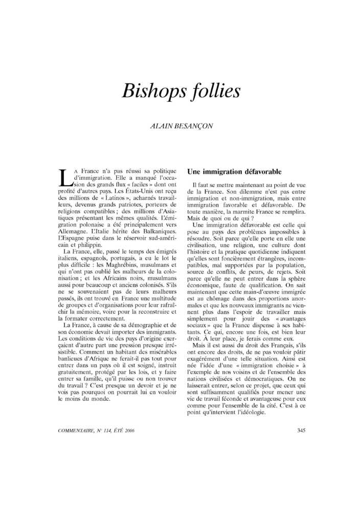 Bishops follies
 – page 1
