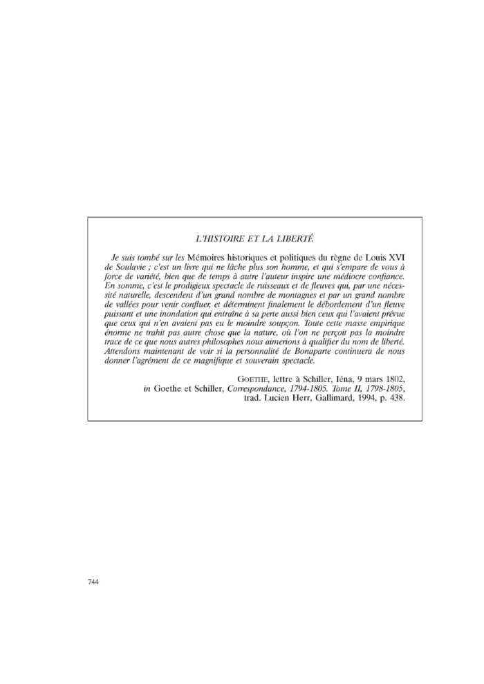 L’HISTOIRE ET LA LIBERTÉ
 – page 1