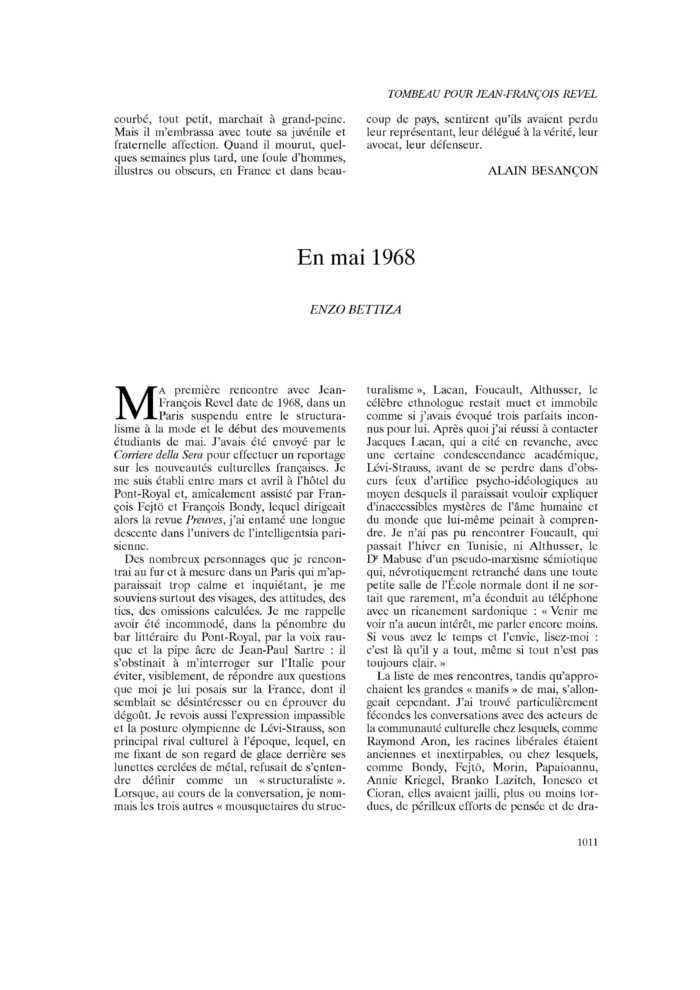 En mai 1968
 – page 1