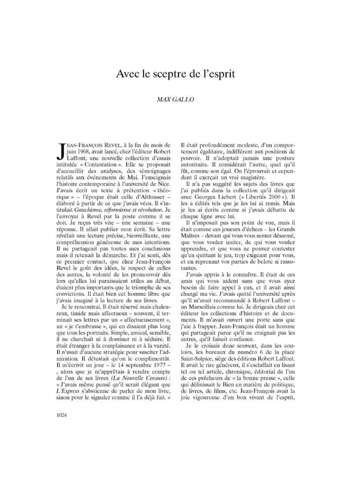 Avec le sceptre de l’esprit
 – page 1