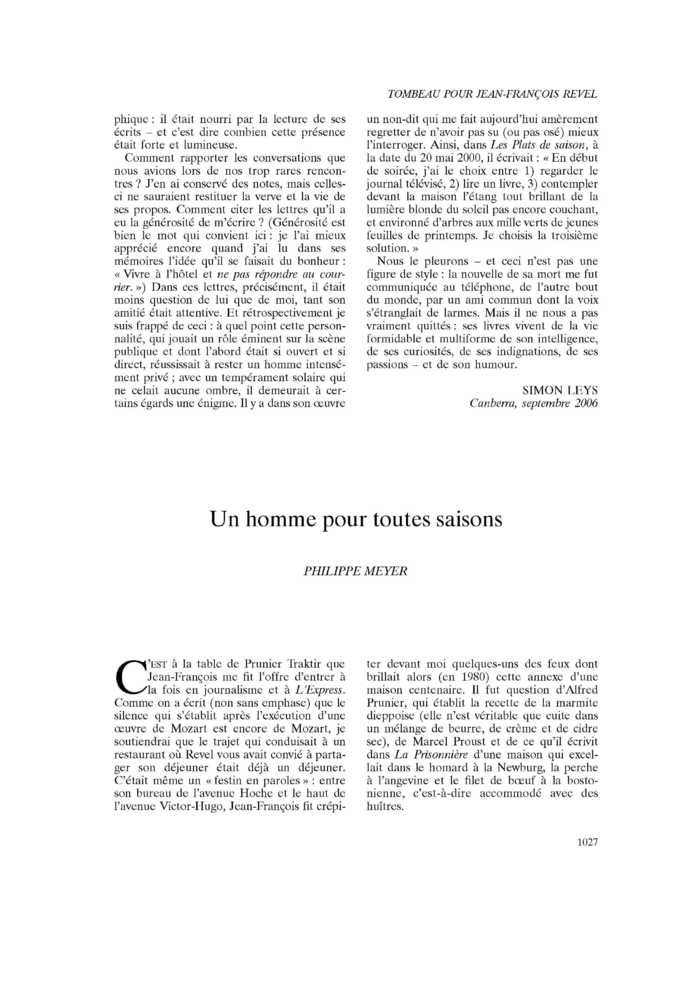Un homme pour toutes saisons
 – page 1