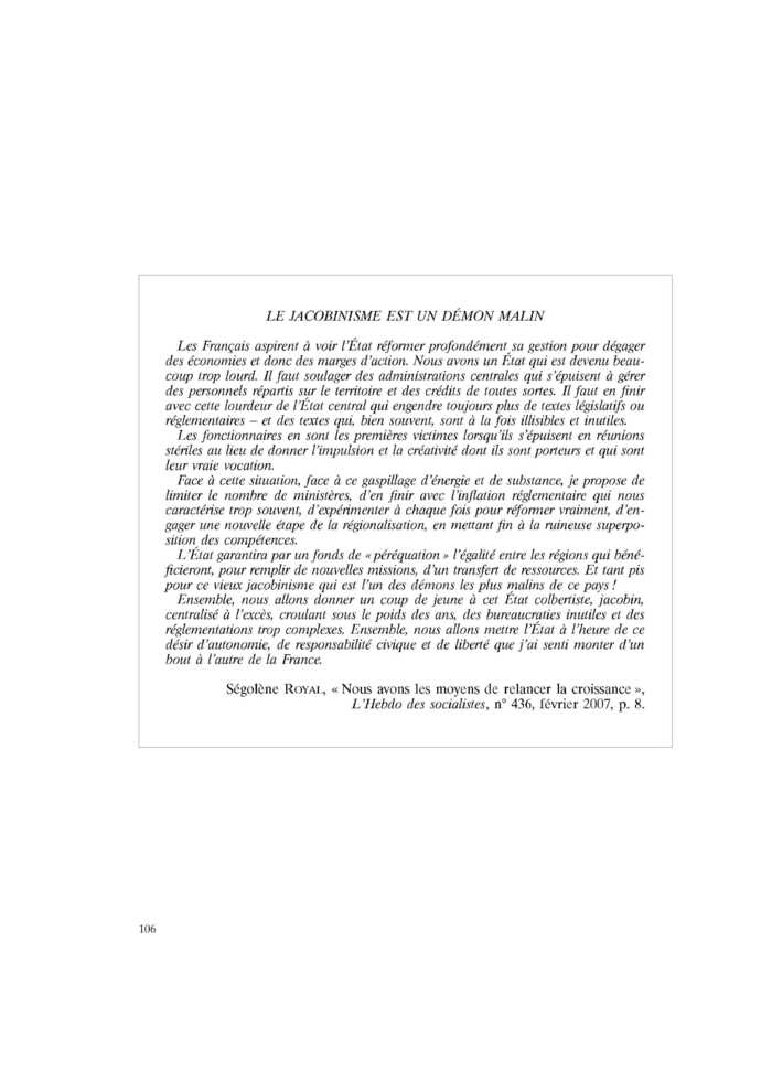 LE JACOBINISME EST UN DÉMON MALIN
 – page 1