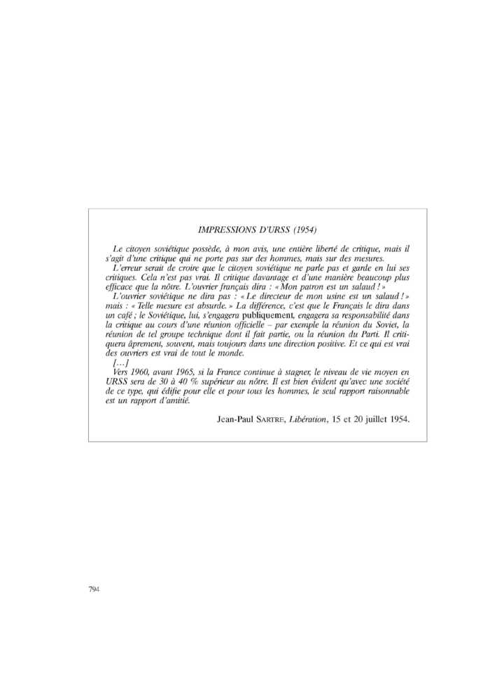 IMPRESSIONS D’URSS (1954)
 – page 1