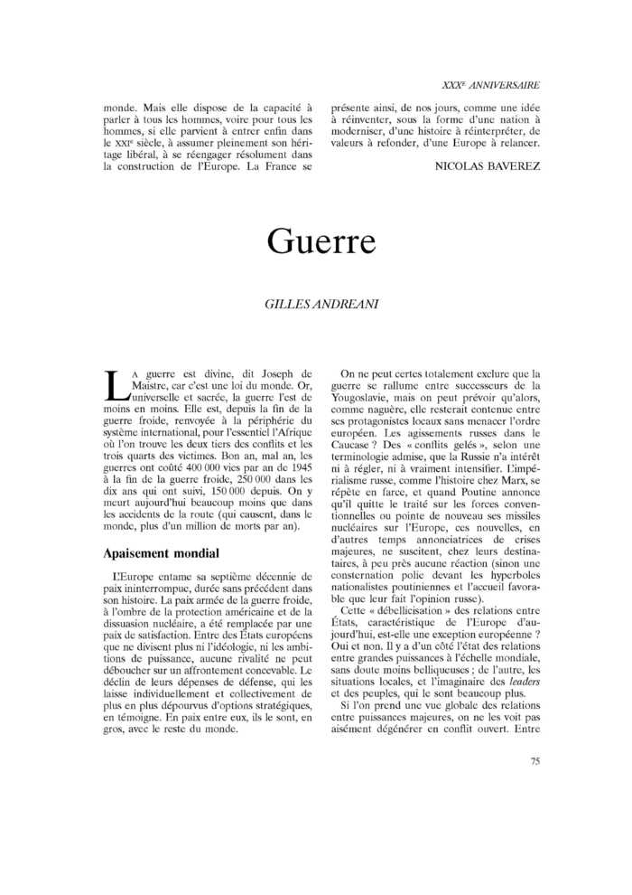 Guerre
 – page 1