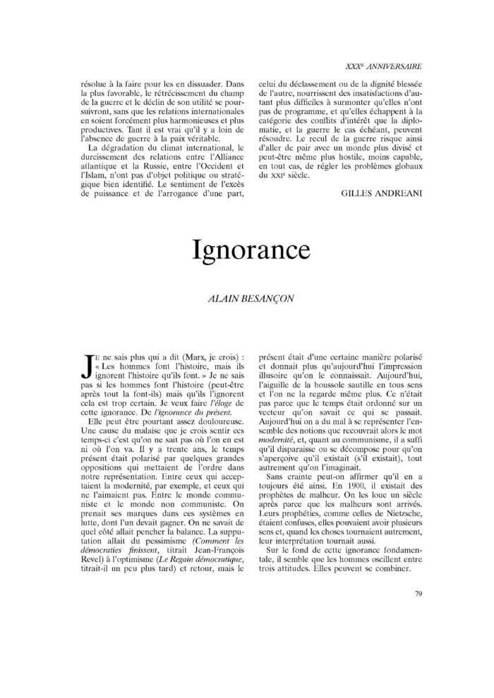 Ignorance
 – page 1