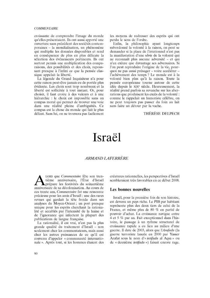 Israël
 – page 1