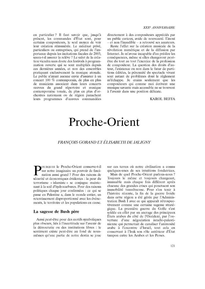 Proche-Orient
 – page 1
