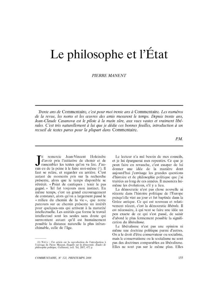 Le philosophe et l’État
 – page 1