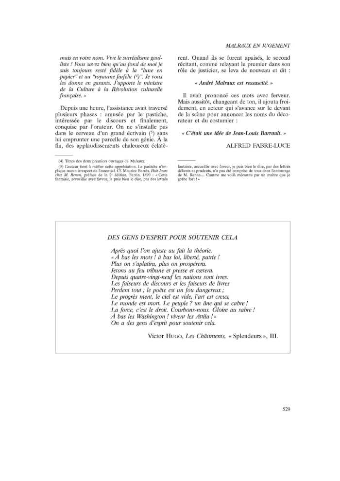 DES GENS D’ESPRIT POUR SOUTENIR CELA
 – page 1