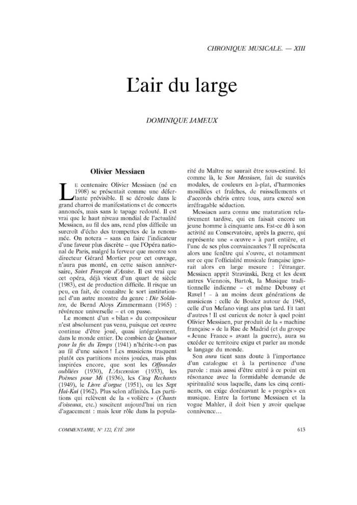 L’air du large
 – page 1
