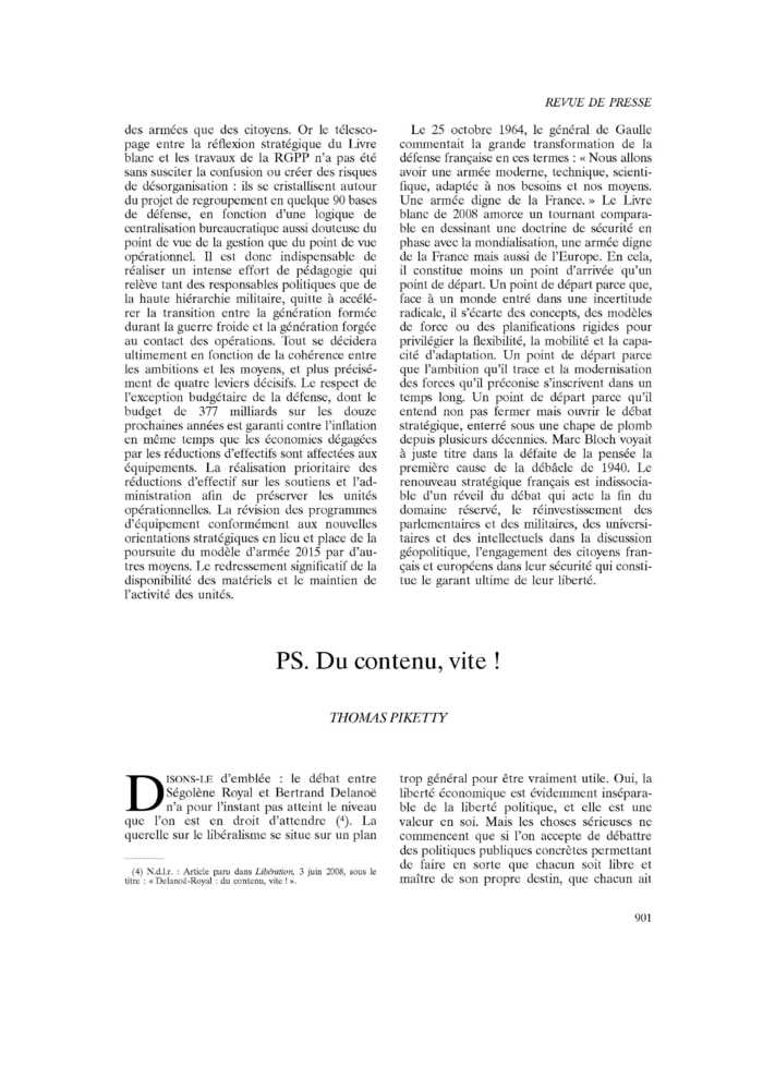 PS. Du contenu, vite !
 – page 1