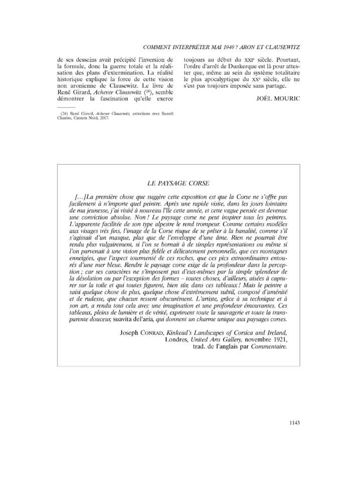 LE PAYSAGE CORSE
 – page 1