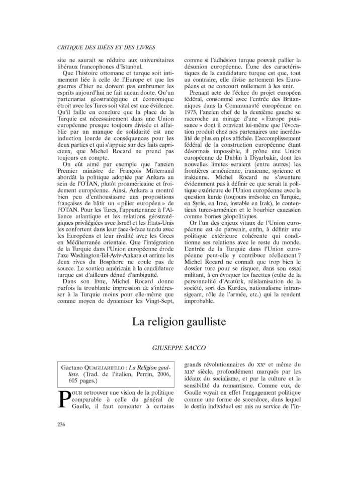 La religion gaulliste
 – page 1