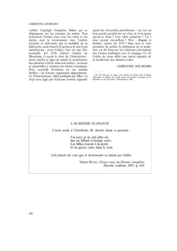 L’ACADÉMIE PLAISANTE
 – page 1