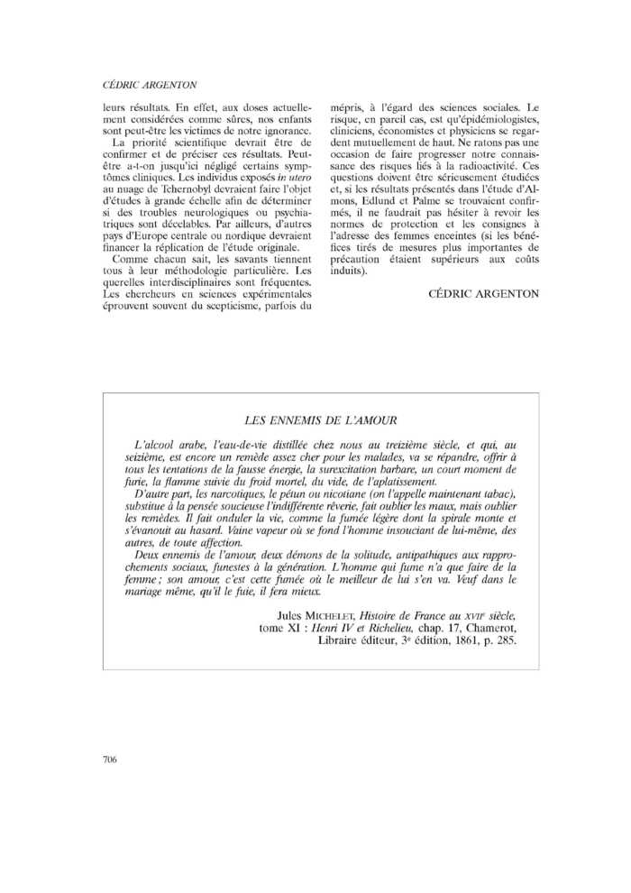 LES ENNEMIS DE L’AMOUR
 – page 1