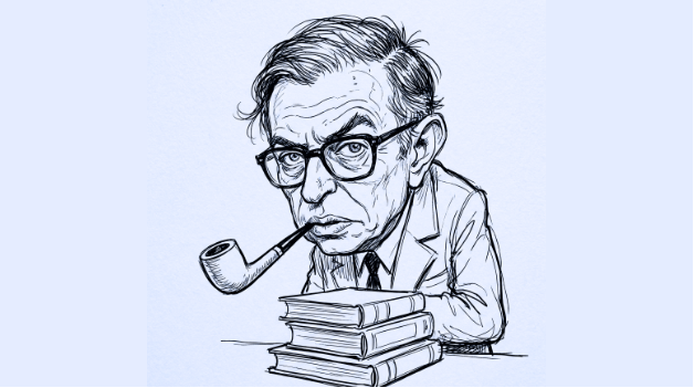 Sartre s’éloigne
