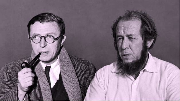 Soljénitsyne et Sartre
