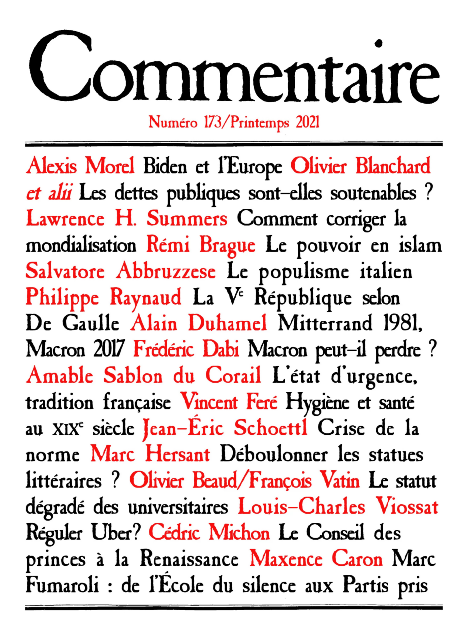 Numéro 173 / printemps 2021
