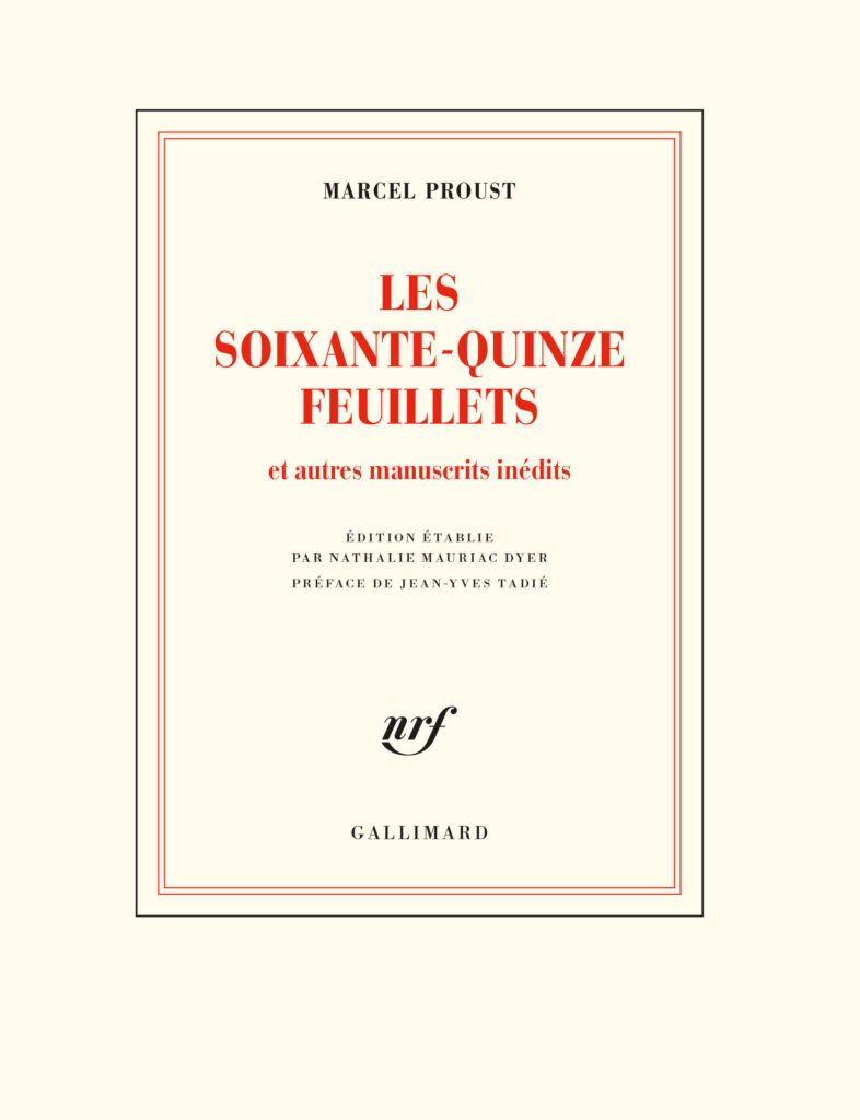 Les « soixante-quinze feuillets »
