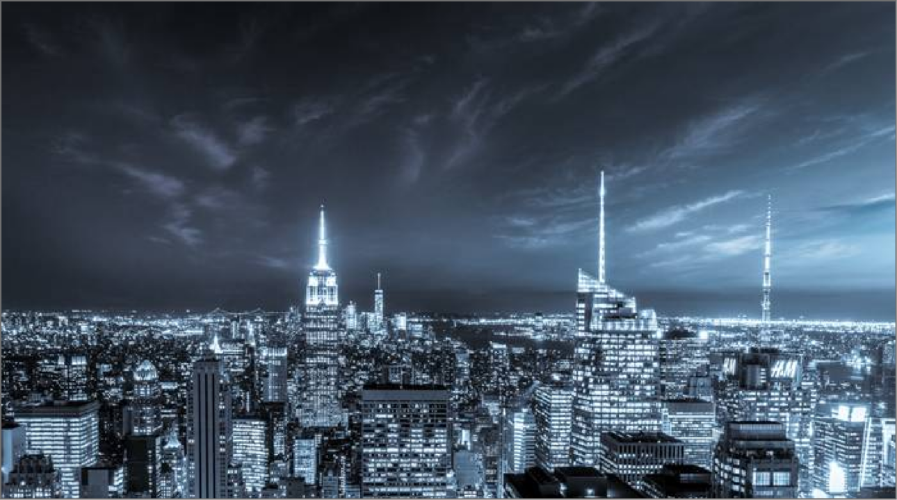 … à New York
