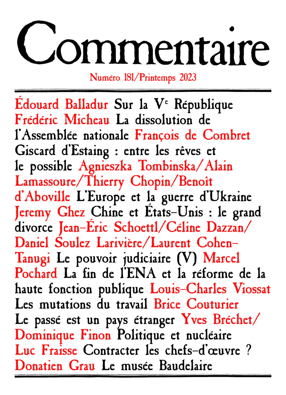 Numéro 181 / printemps 2023