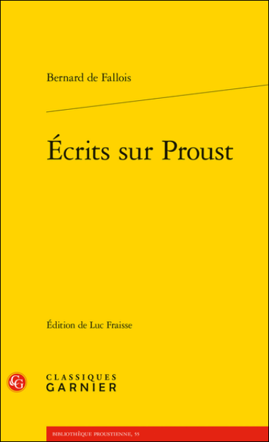 Fallois et Proust
