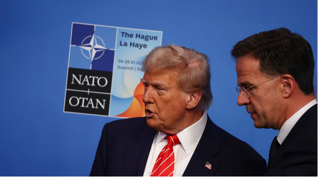 Donald Trump au sommet de l’OTAN de La Haye (avec Samantha de Bendern)
