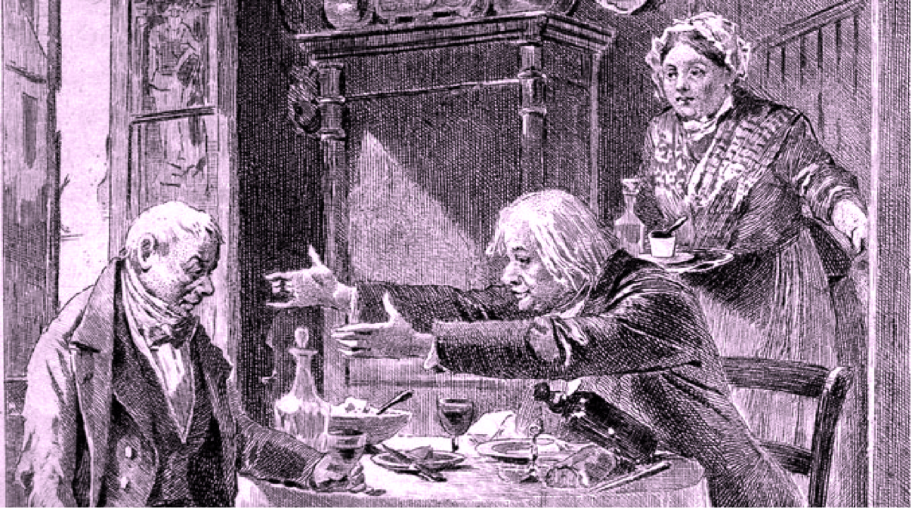 La famille à table chez Balzac
